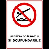 Placuta interzis scaldatul si scufundarile